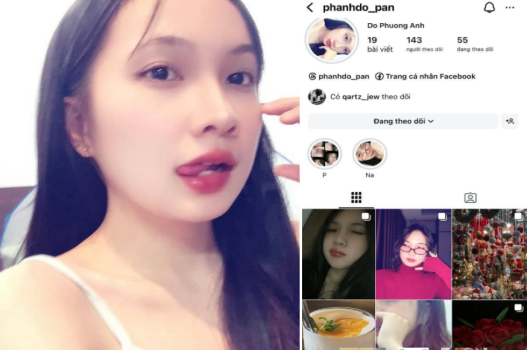 Hoàng Khánh Ngân tân sinh viên bím non